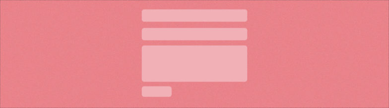 WordPress Form Plugins: Best Practices and Recommendations. salmon pink background with light pink form field bars