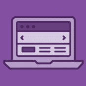 layout by flywheel gallery and slideshow plugins feature purple laptop icon with slideshow webpage