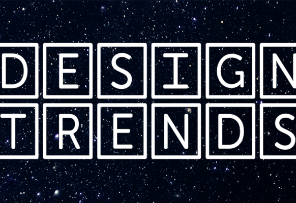 layout by flywheel web design trends 2018 design trends logo on space background with glitch effect