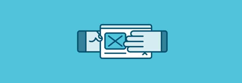 WordPress Form Plugins: Best Practices and Recommendations. icon shows one hand "handing over" a filled out form to another hand