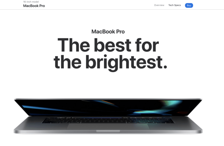 A screenshot of a MacBook Pro opening