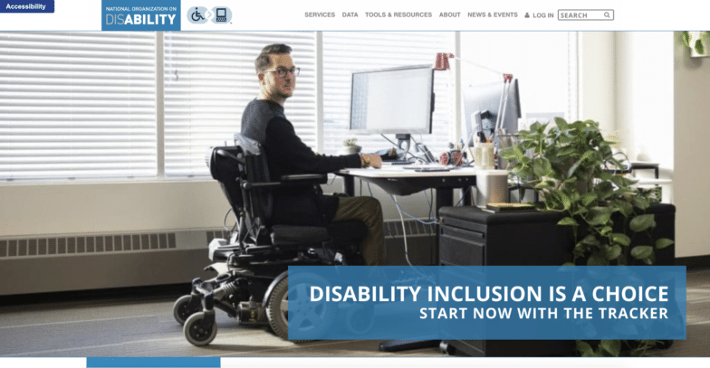 wordpress site examples national organization of disability 