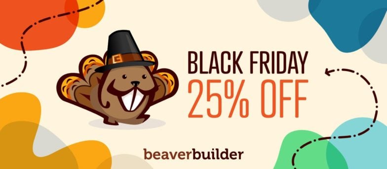 Beaver Builder Black Friday 20% off banner
