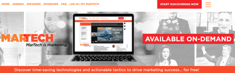 MarTech website screenshot