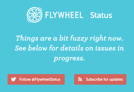 Flywheel | Flywheel system status