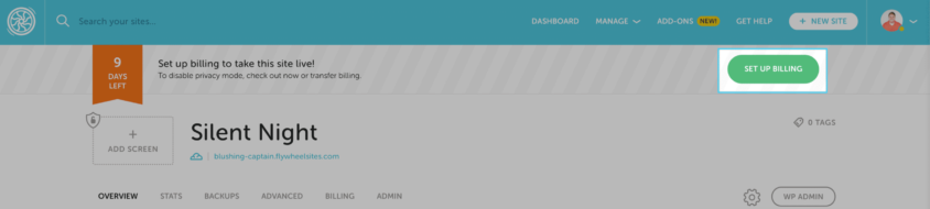 local by flywheel demo domain