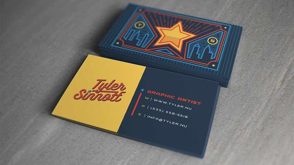 business-cards-typography
