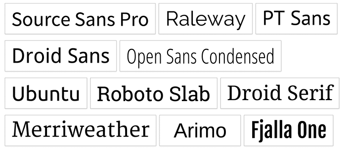 font-grouping