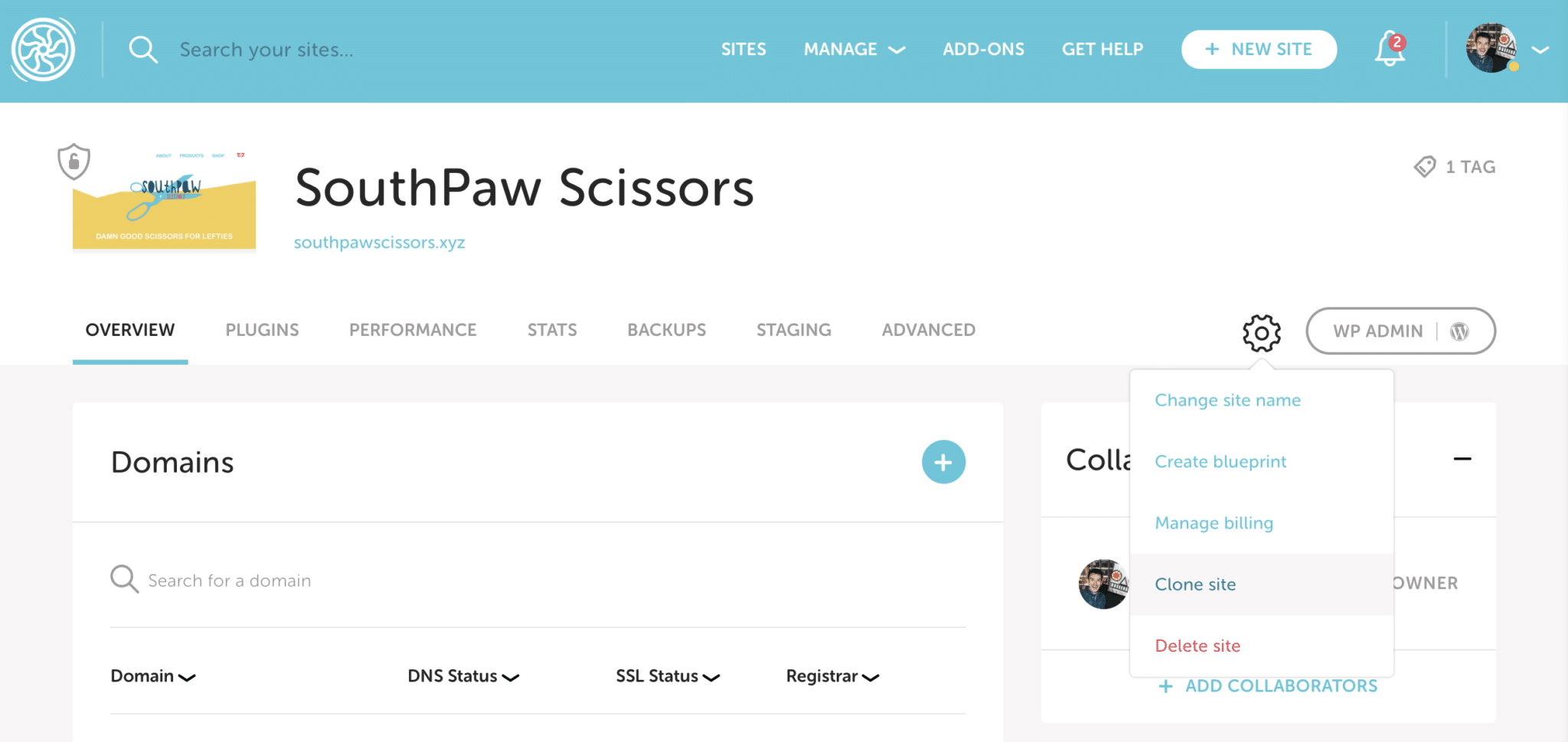 Flywheel | Clone a site