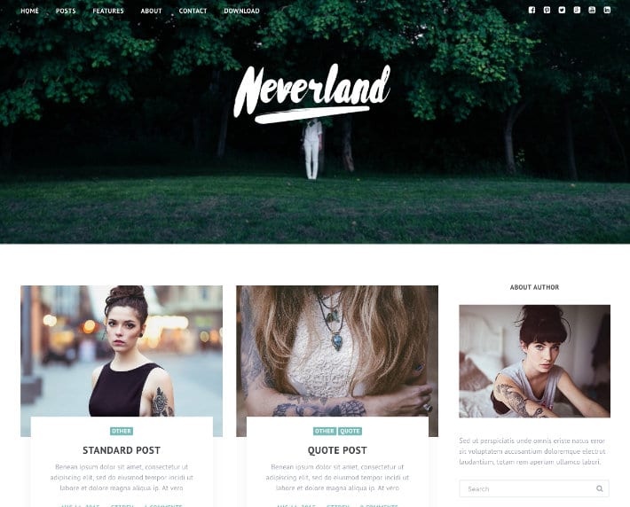 free-wordpress-themes-neverland