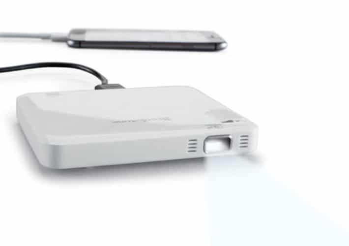 gifts-for-designers-brookstone-pocket-projector