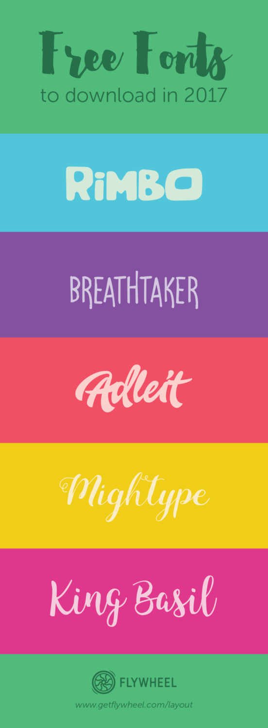 Flywheel The best free fonts to download in 2017