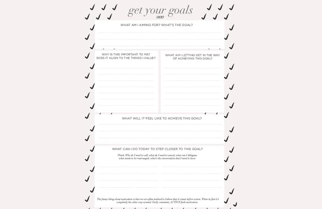 goal-setting-worksheets-90s