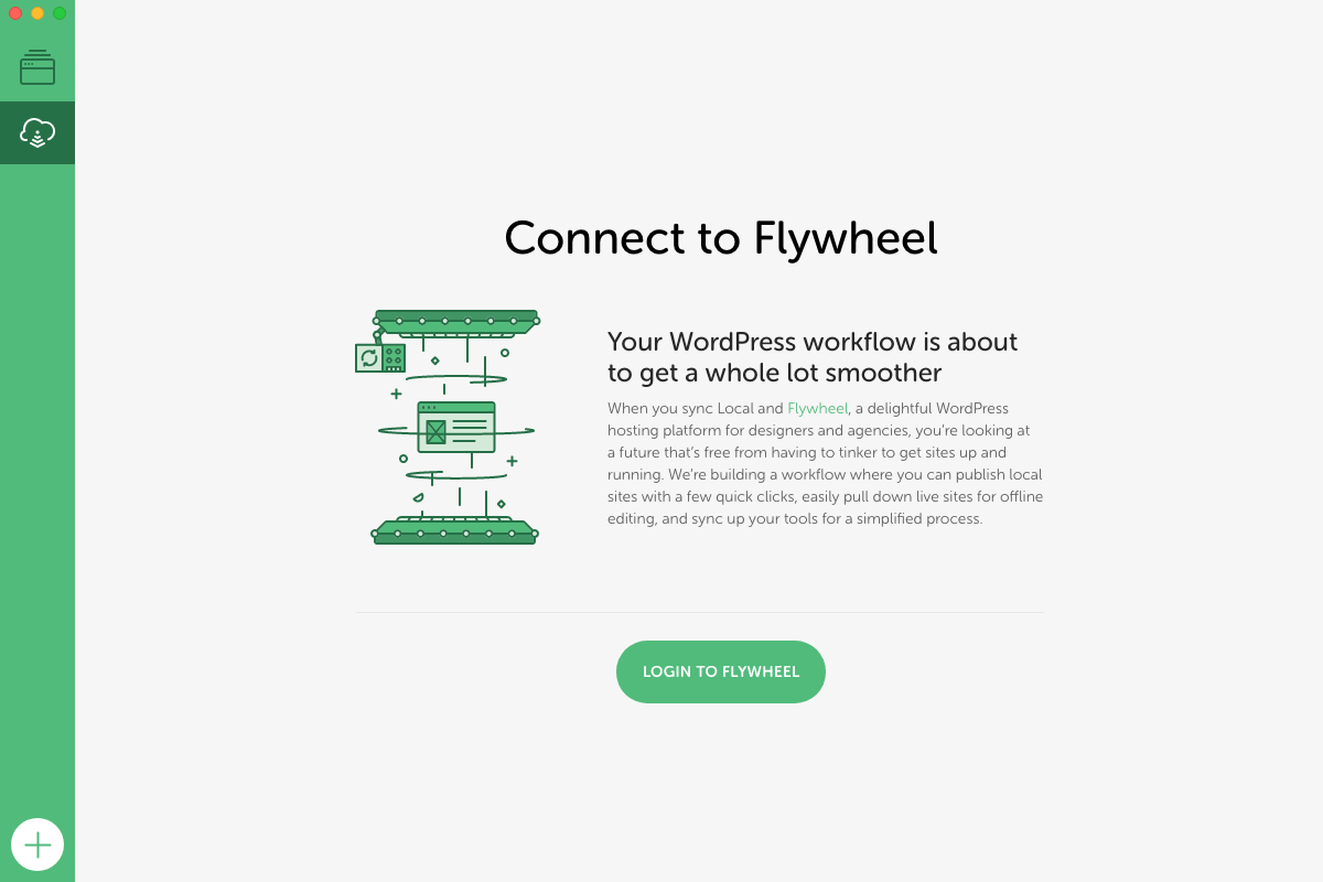 setting up local by flywheel