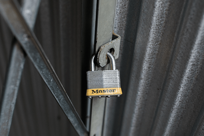 门上的挂锁，如网站上的 ssl 安全加密