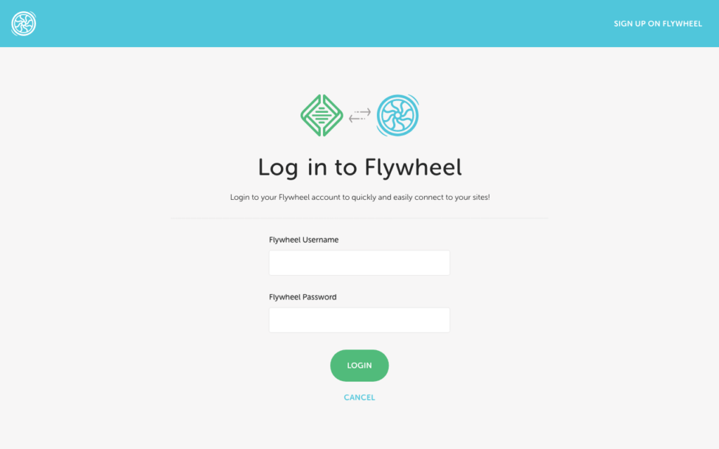 connect local by flywheel with existing database