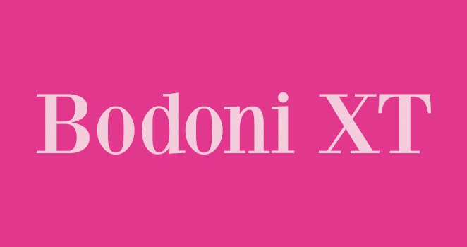 layout by flywheel best free fonts 2018 bodoni xt serif