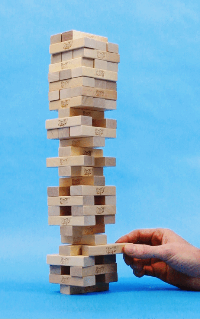 layout by flywheel cinemagraph how to tutorial jenga tower wobbling gif