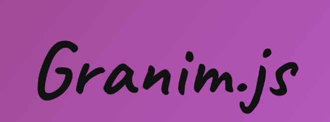 Granim | Best JavaScript libraries and frameworks