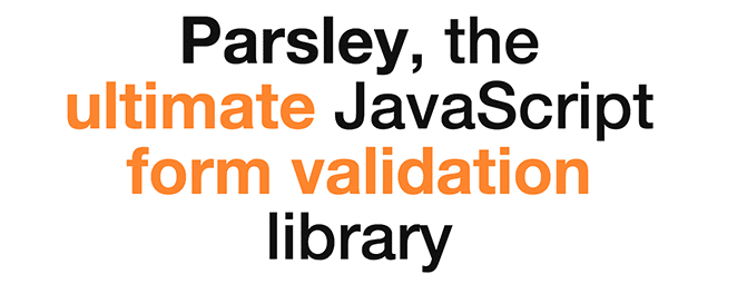 Parsley | Best JavaScript libraries and frameworks