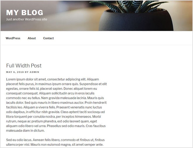 layout by flywheel custom post template how to full width website screenshot