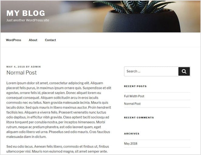 layout by flywheel custom post template how to normal post example