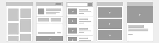 wireframe examples for design patterns