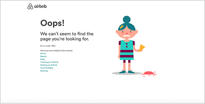 airbnb custom 404 page