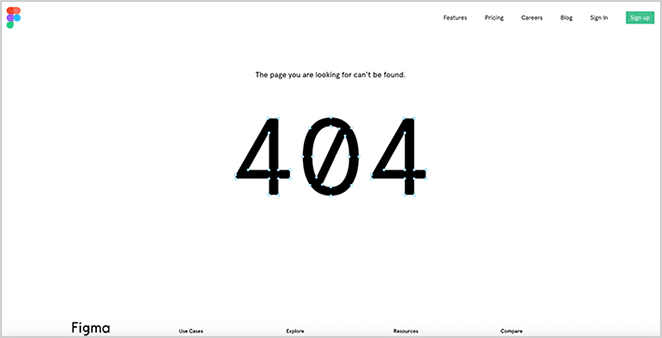 figma custom 404 page