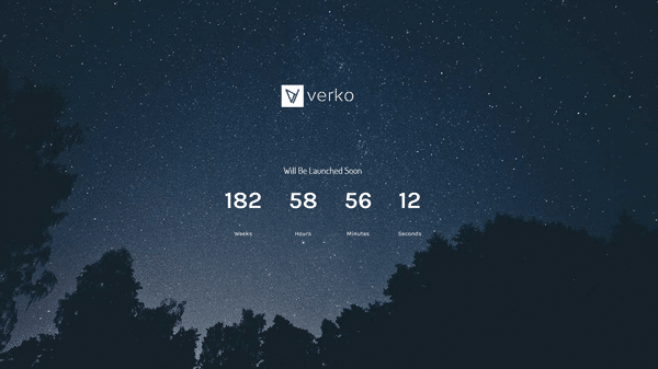 A preview of the Verko WordPress theme