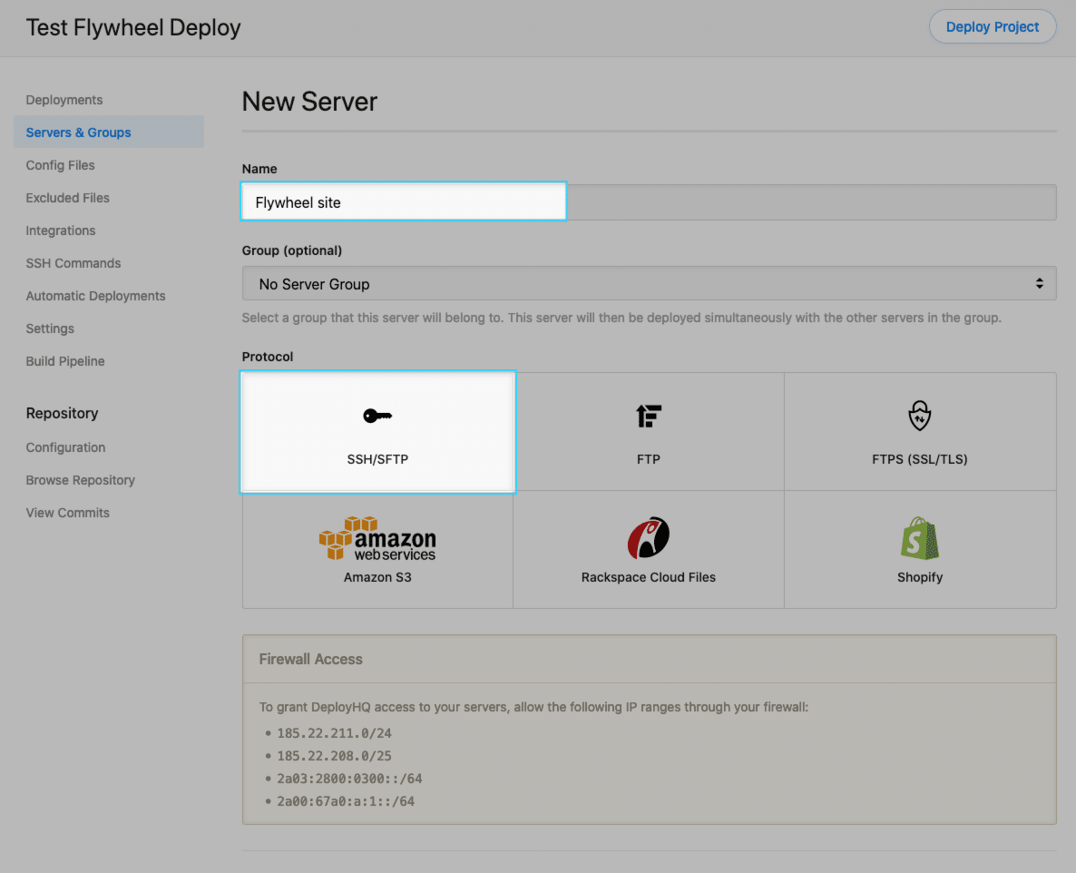 Flywheel Publish my site on Flywheel with Git and DeployHQ