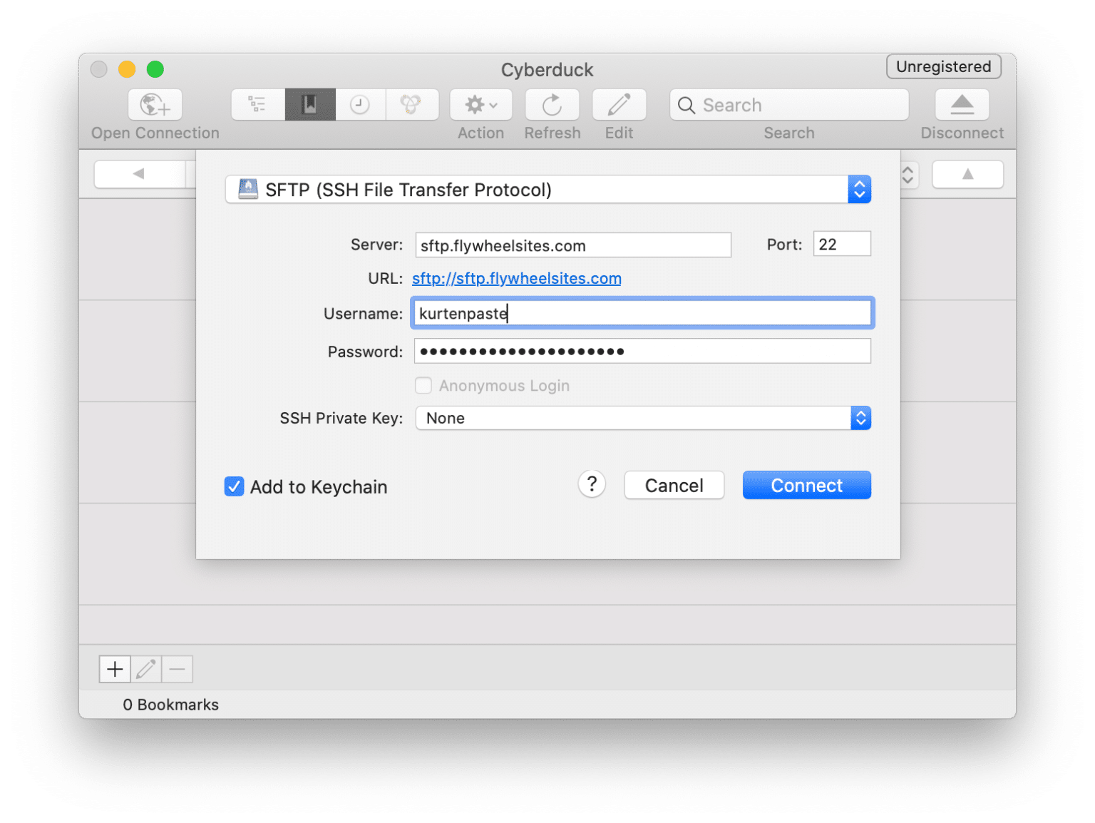 Flywheel SFTP Access and Uploads