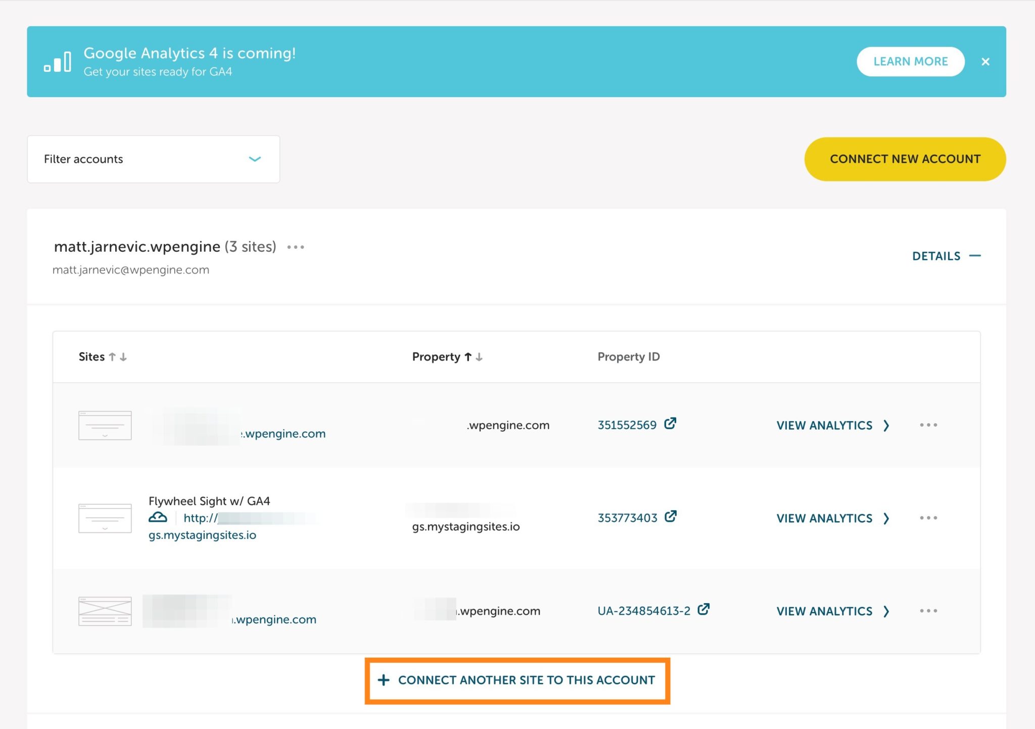 Flywheel Google Analytics Addon Google Analytics 4 (GA4) release